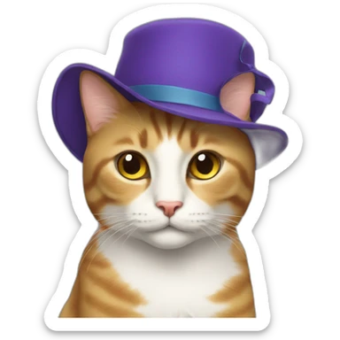 cat-with-hat sticker