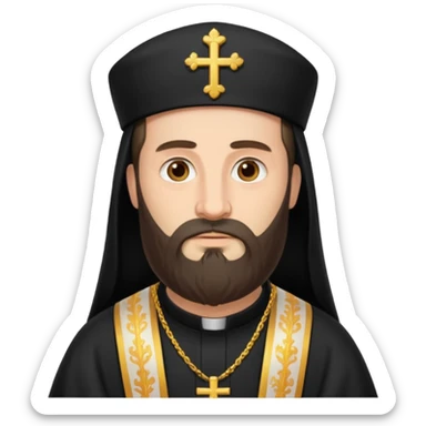 the Orthodox priest sticker