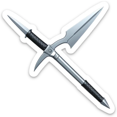 Naruto anime kunai sticker