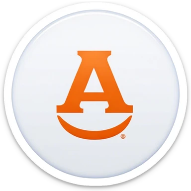 Auburn logo sticker