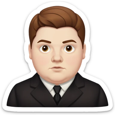 Jamie Waylett is Vincent crabbe in Harry Potter brown hair sticker