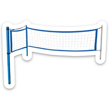 volleyball court sticker