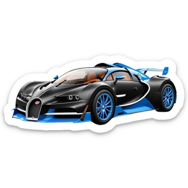 Bugatti bolide sticker