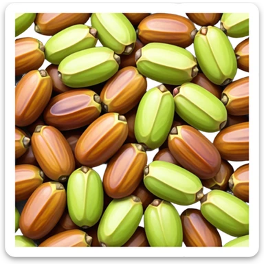 Dates with pistachios  sticker