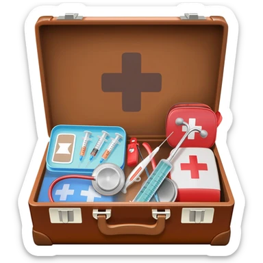 health suitcase sticker
