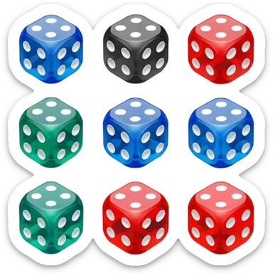 20 sided dice sticker