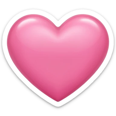 Valentines Day pink sticker