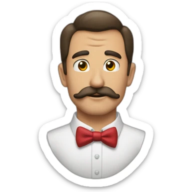 Hombre barbon pelirrojo mandando beso sticker