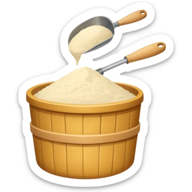 flour production sticker