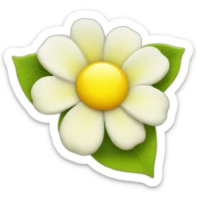 Flowey The Flower With Yellow Petals, And White Middle sticker