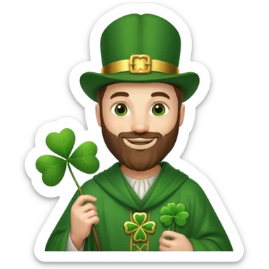 saint patrick sticker