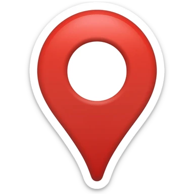 White Google maps sticker