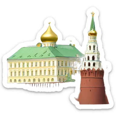 Moscow kremlin  sticker