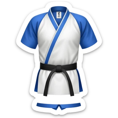 martial arts clothes sticker