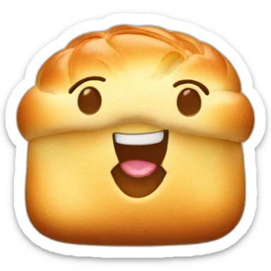 Happy brioche sticker
