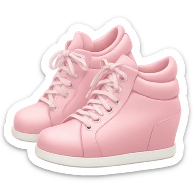 pastel pink shoes  sticker