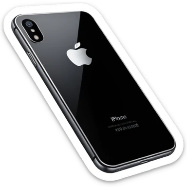 back side of iphone sticker