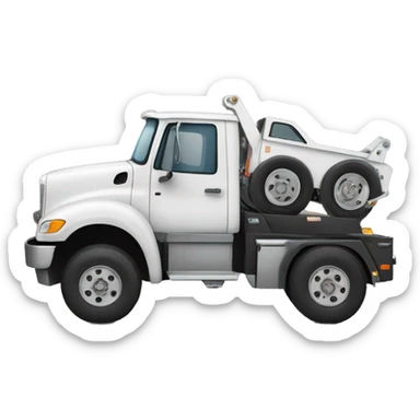 tow truck sticker