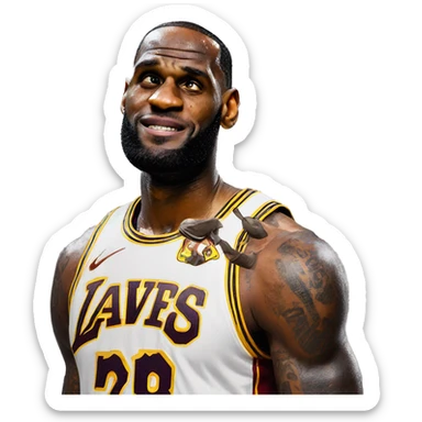 LeBron James  sticker