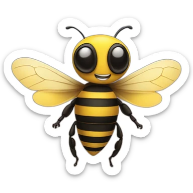 Bumblebee with the ark say hi sticker