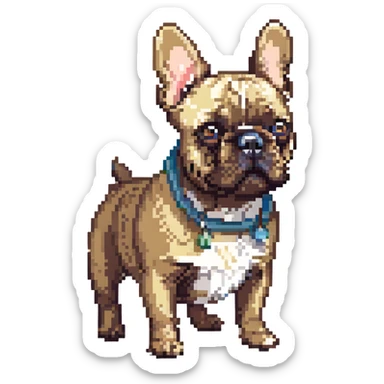 french bulldog sticker
