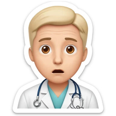 Shocking doctor sticker