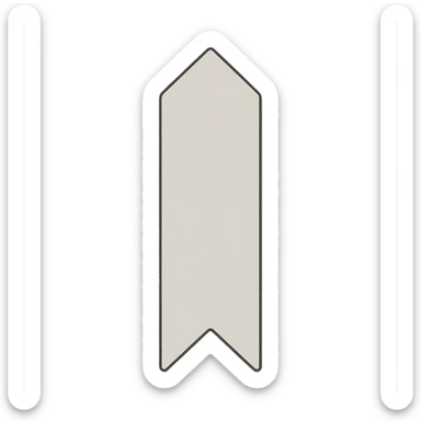 a simple bookmark, suitable for marking pages in a book, plain and clear design sticker