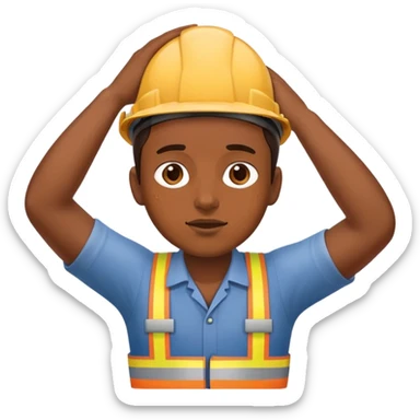 labour worker fainted sticker