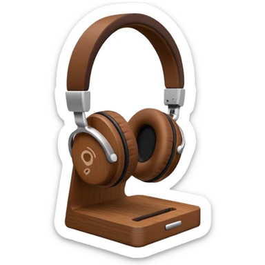 headphones holder/stand sticker