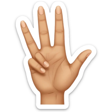 three-finger salute sticker