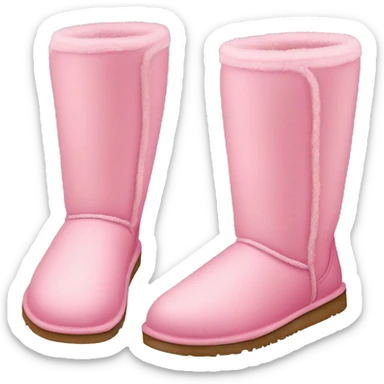 Ugg pink boots sticker