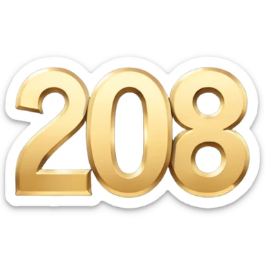 happy new year 2026 logo sticker