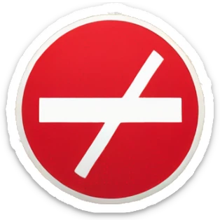 No entry to wheat sticker