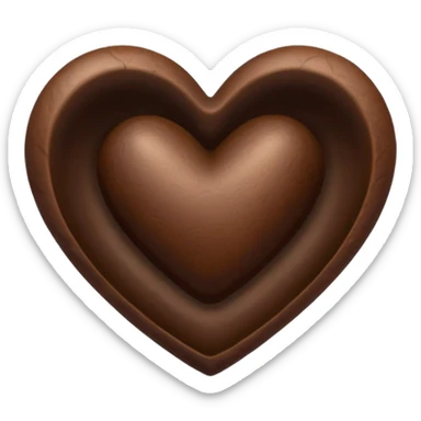 coffee themed heart sticker