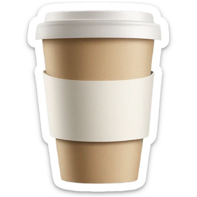 To go Coffee cup  sticker