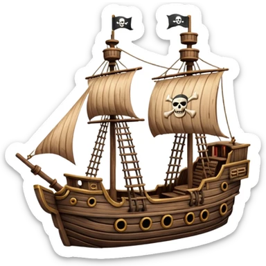 Pirate Ship Ride sticker