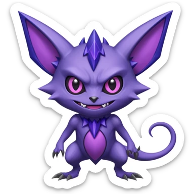 Sableye-Noibat-fusion (full body) sticker