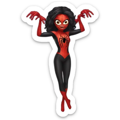 spider woman  sticker