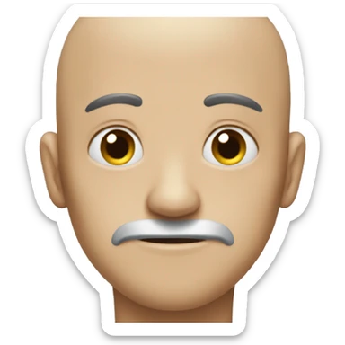 A regular emoji giving the most judgmental side eye￼ sticker