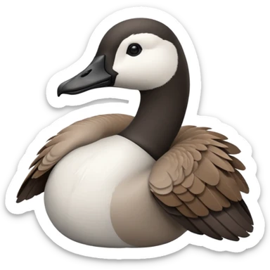 A Canada goose sticker