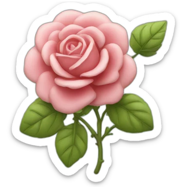 English rose badge sticker