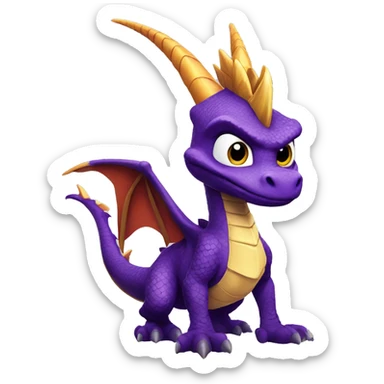 Spyro the Dragon sticker