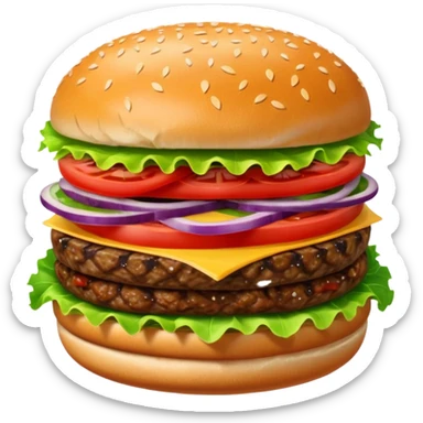 Hamburger  sticker