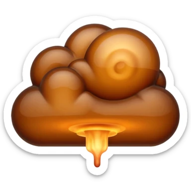 A huge fart stinky sticker