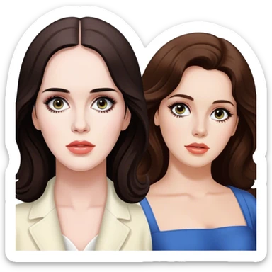Isabelle adjani Lana del Rey  sticker