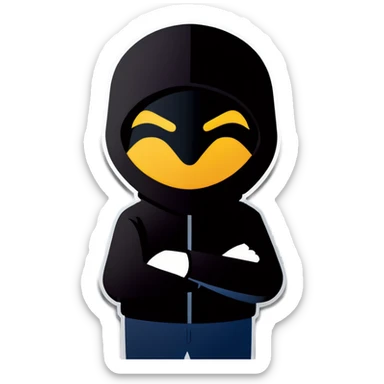 Robber emoji sticker