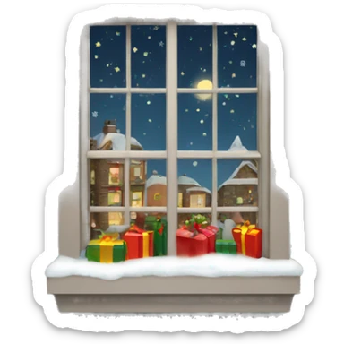 Christmas window sticker