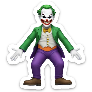joker with a big butt sticker