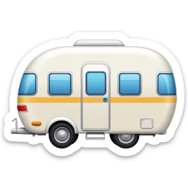 Une caravane sticker