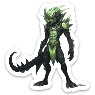 Cool Edgy Vernid species by LiLaiRa full body sticker